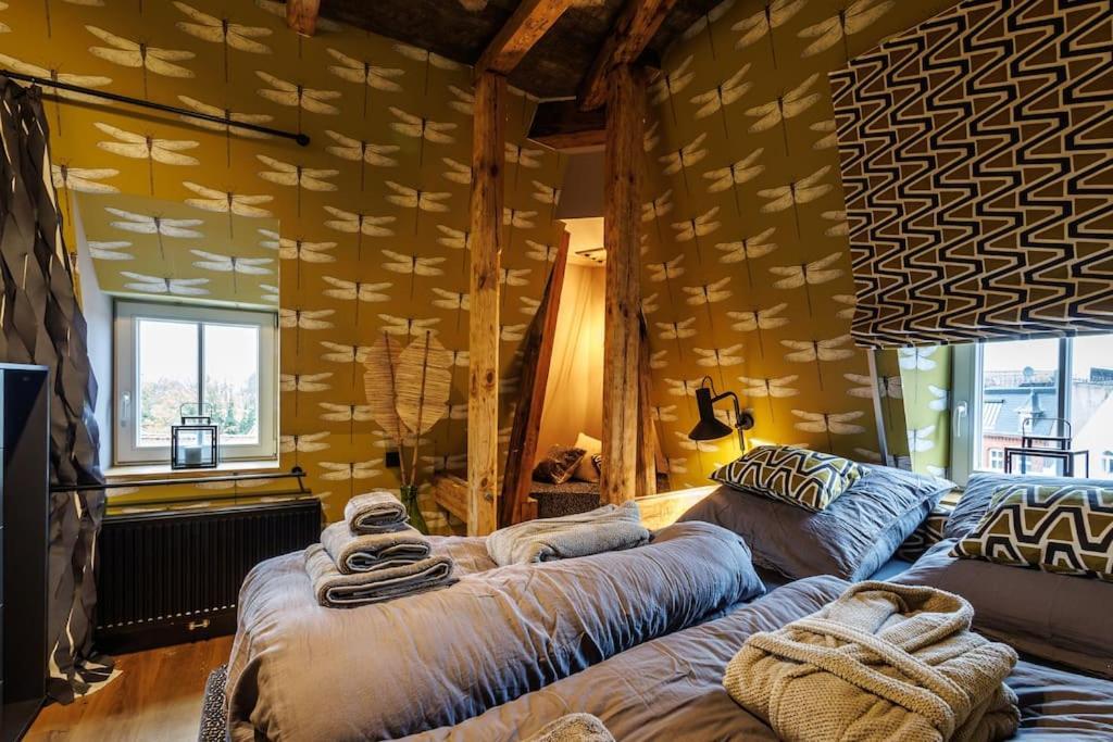Himmlisches Penthouse Am Fischmarkt شتاده المظهر الخارجي الصورة